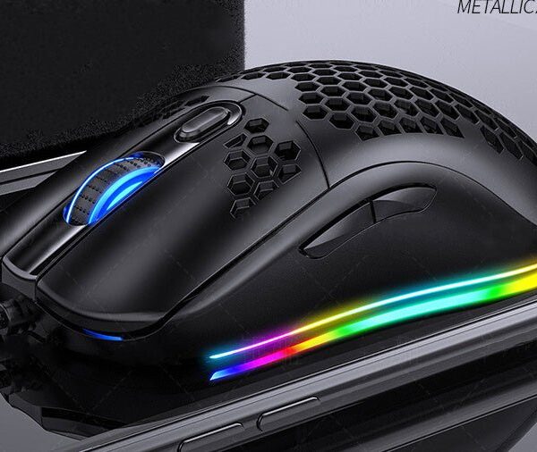 E-Sports Mechanical Wired Gaming Mouse With Rgb Glow