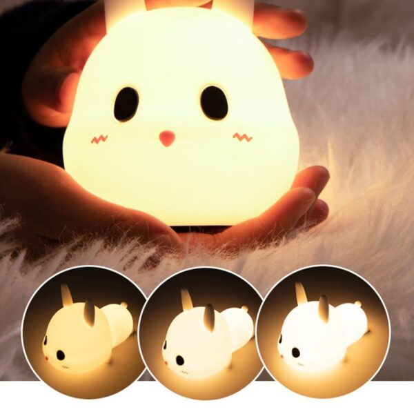 Silly Rabbit Silicone Night Light